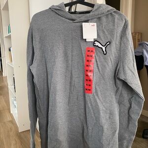 Puma Gray Hoodie Sweater for Men